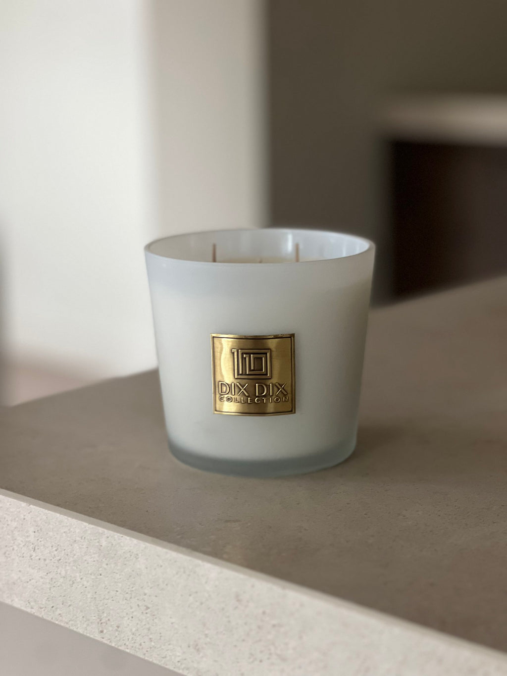 Luxe en duurzame geurkaars Calme - Wit - M