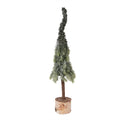 Mini Kunstkerstboom Ø 10x35 cm Groen Hout