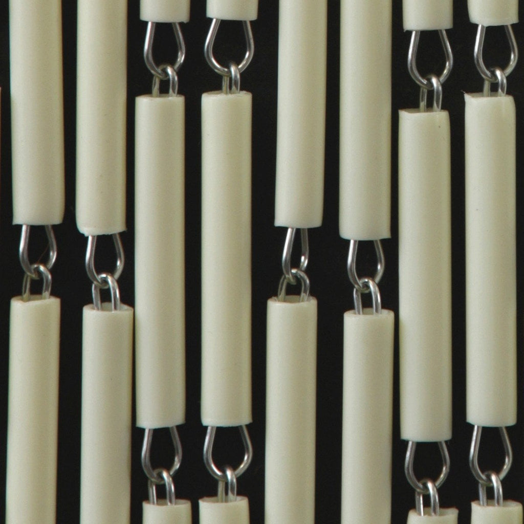Vliegengordijn Verspringend crème 100x232 cm