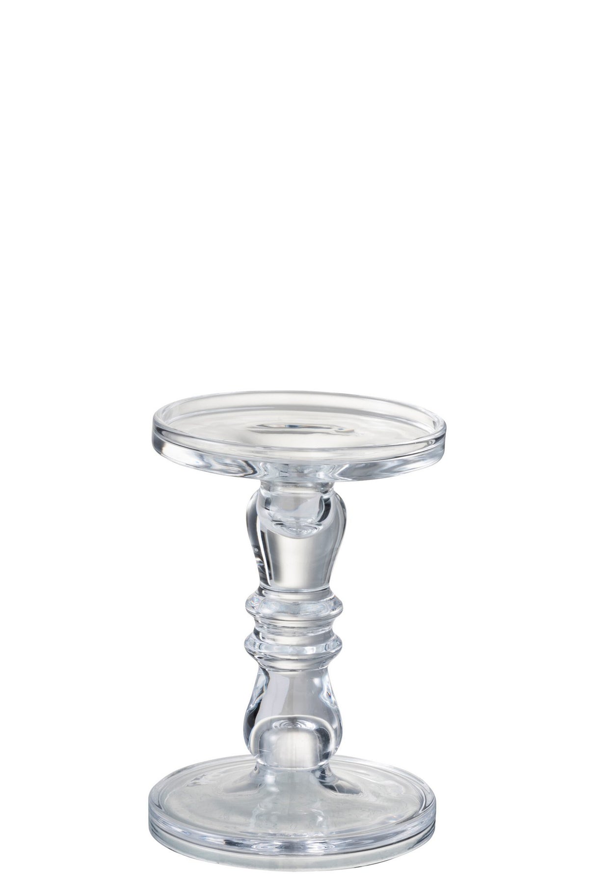 J-Line kandelaar Leti - glas - transparant - small