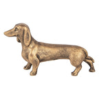 Decoratie Beeld Hond 14x4x8 cm Bruin Kunststof