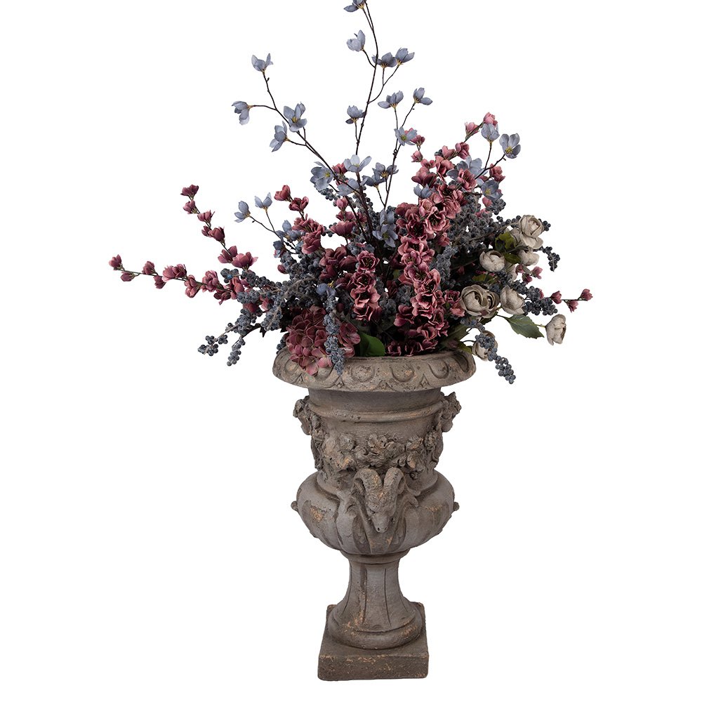 Bloempot 40x38x64 cm Beige Keramisch materiaal