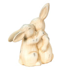 Beeld Konijn 20x10x25 cm Beige Keramiek