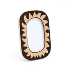 Fotolijst – Rustieke Sunburst kralen – Elegant huisdecor – 4×6 inch