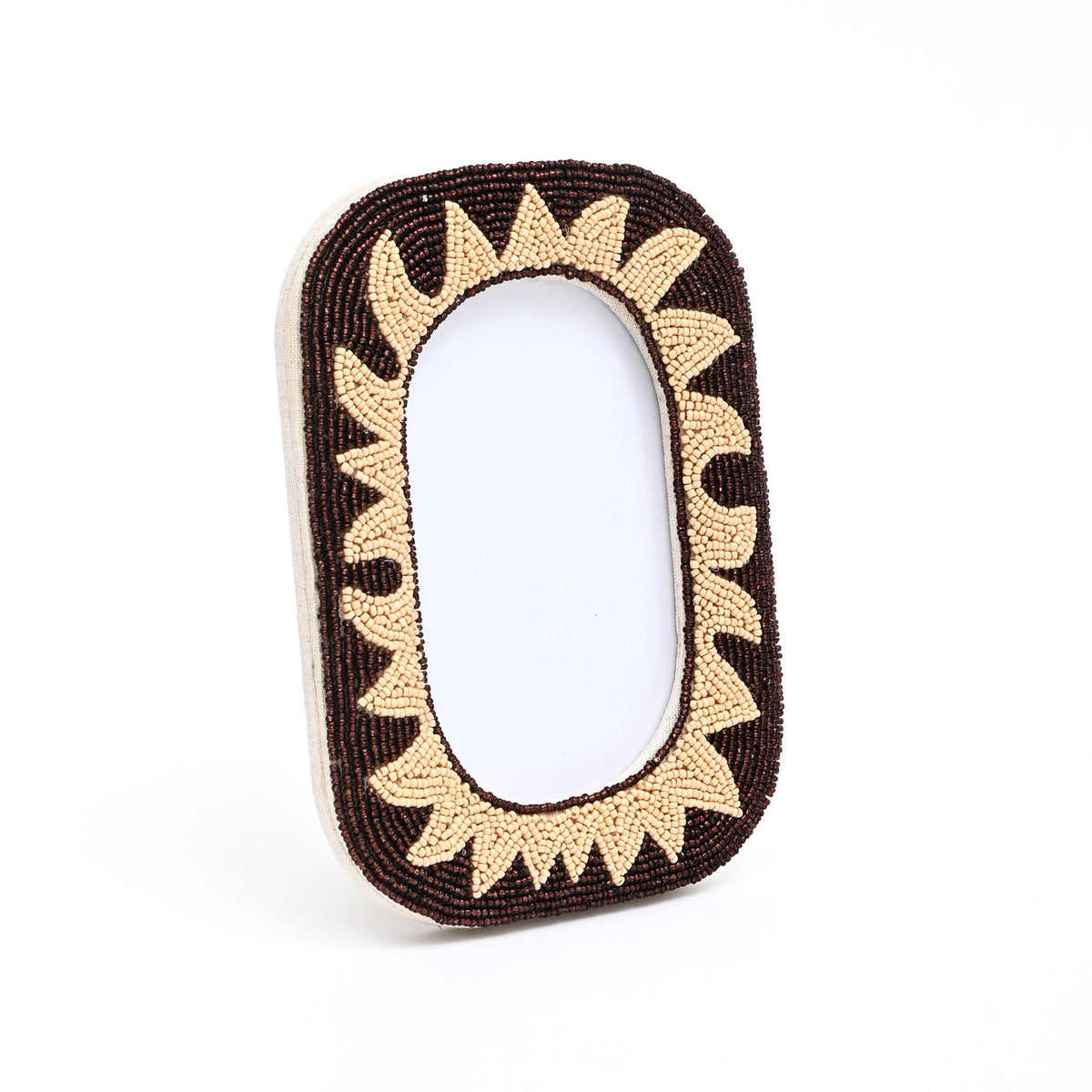 Fotolijst – Rustieke Sunburst kralen – Elegant huisdecor – 4×6 inch
