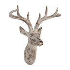 Wanddecoratie Hert 33x16x37 cm Beige Kunststof