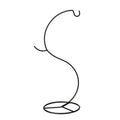 Ornament houder zwart