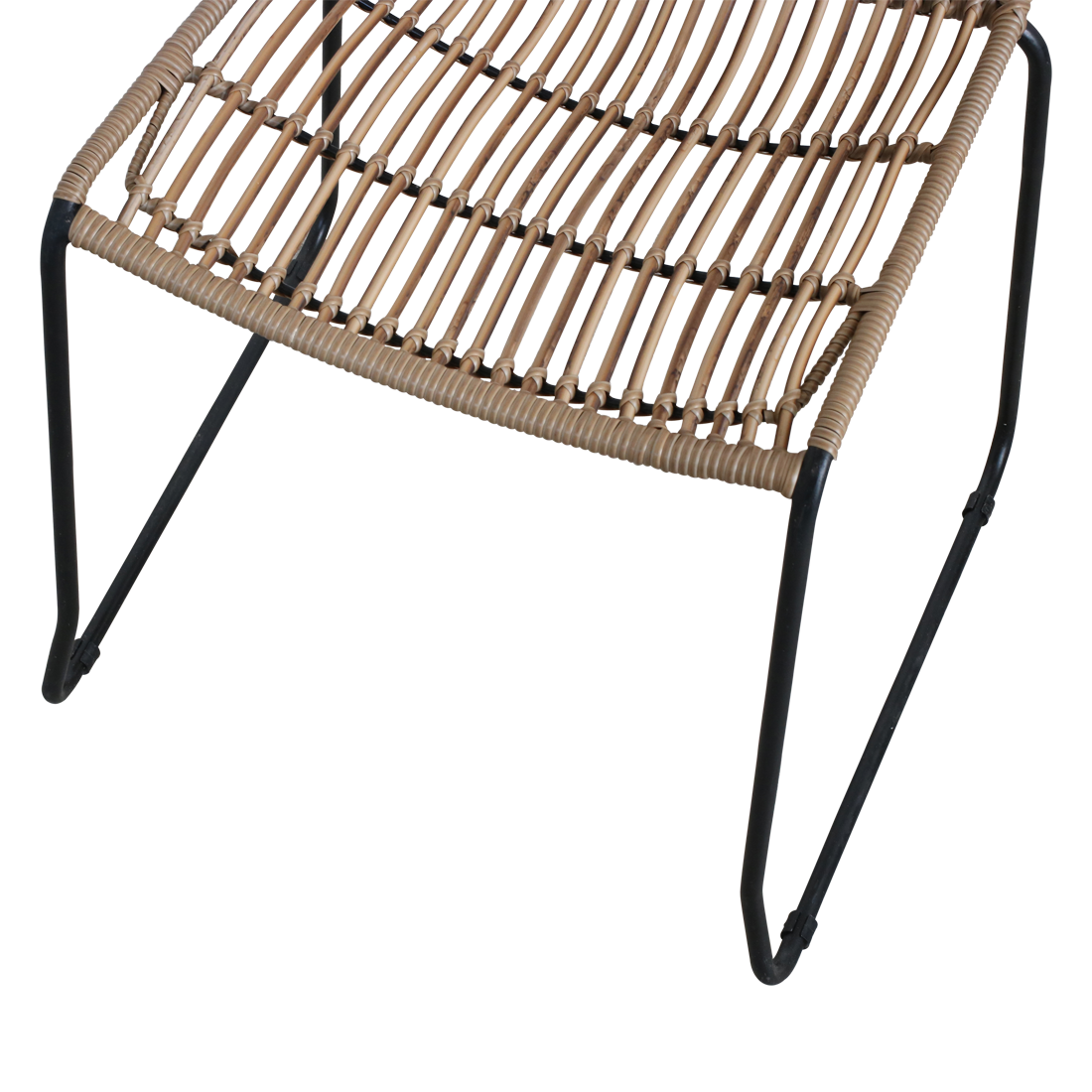 Jane slim tuinstoel naturel - 45x42x86 cm