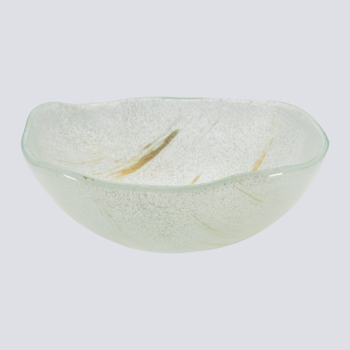 Tijdloze schaal medium 20x7 Green Strokes
