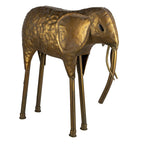 Beeld Olifant 50x16x50 cm Koperkleurig Metaal