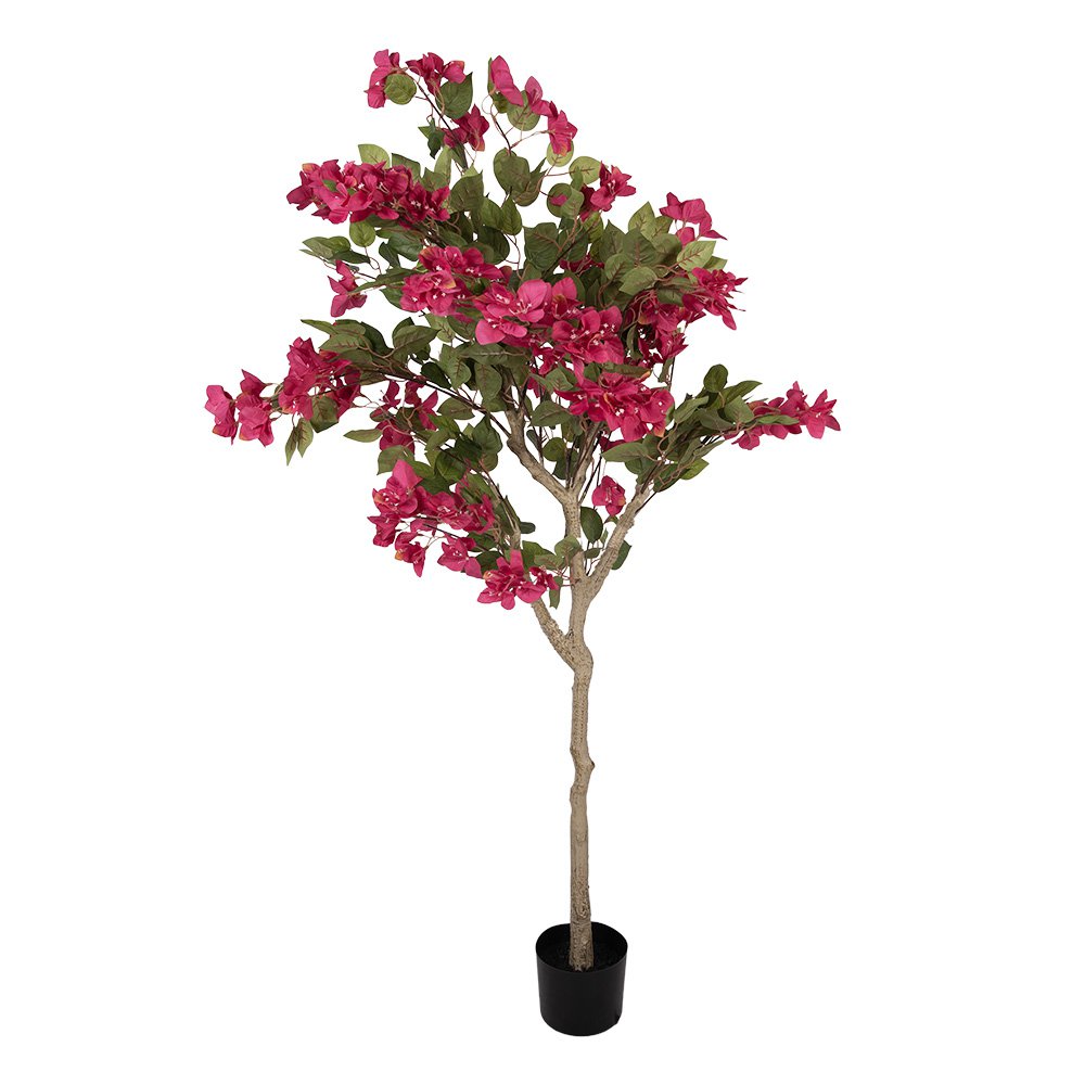 Kunstboom Bougainvillea 55x55x130 cm Roze Kunststof