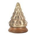 Kerstdecoratie Kerstboom Ø 13x19 cm Goudkleurig Glas