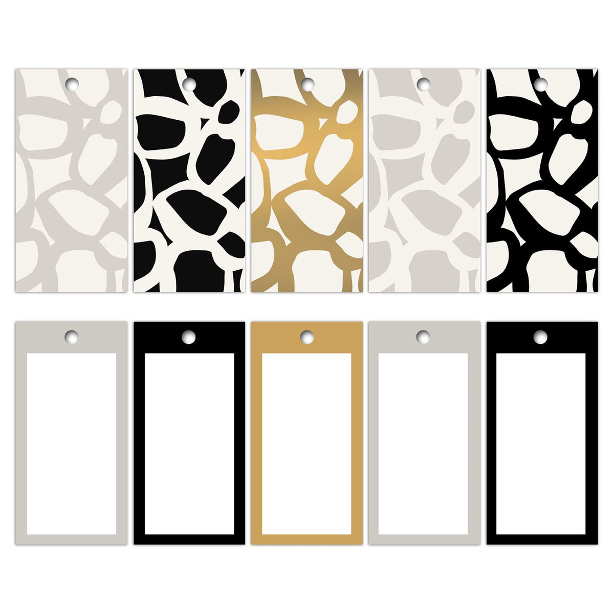Bold Flowers cadeaulabels – 100 stuks