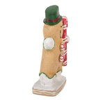 Kerstdecoratie Beeld Gingerbread man 12x6x18 cm Bruin Polyresin
