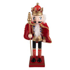 Kerstdecoratie Beeld Notenkraker 7x6x25 cm Rood Hout
