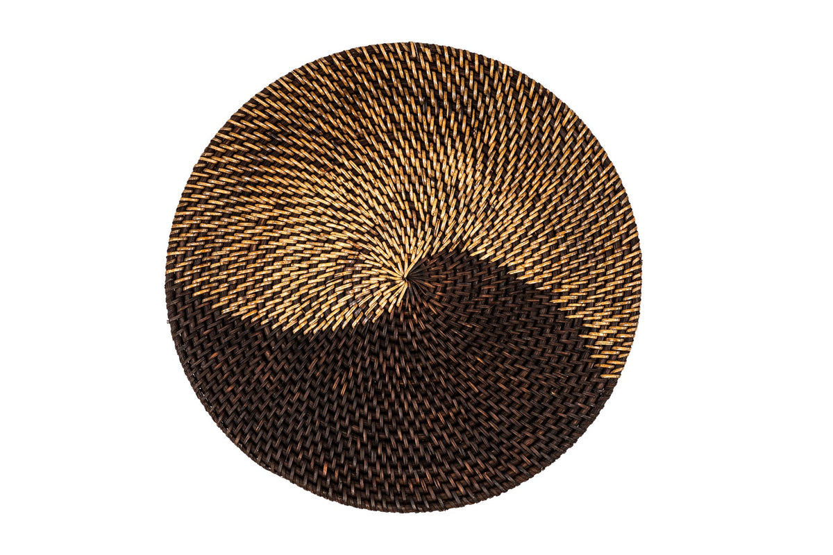 Placemat rattan - round- hij 36 cm