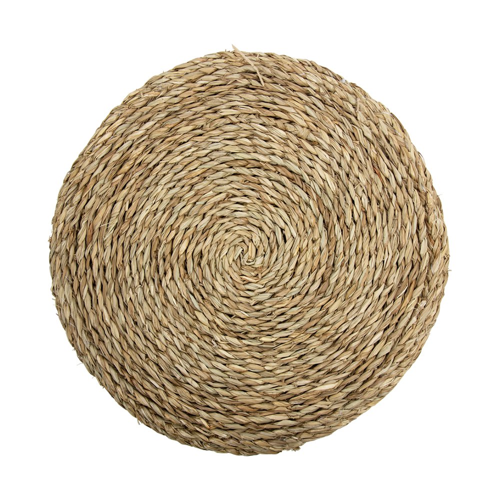 Zeegras zitkussen rond 40cm