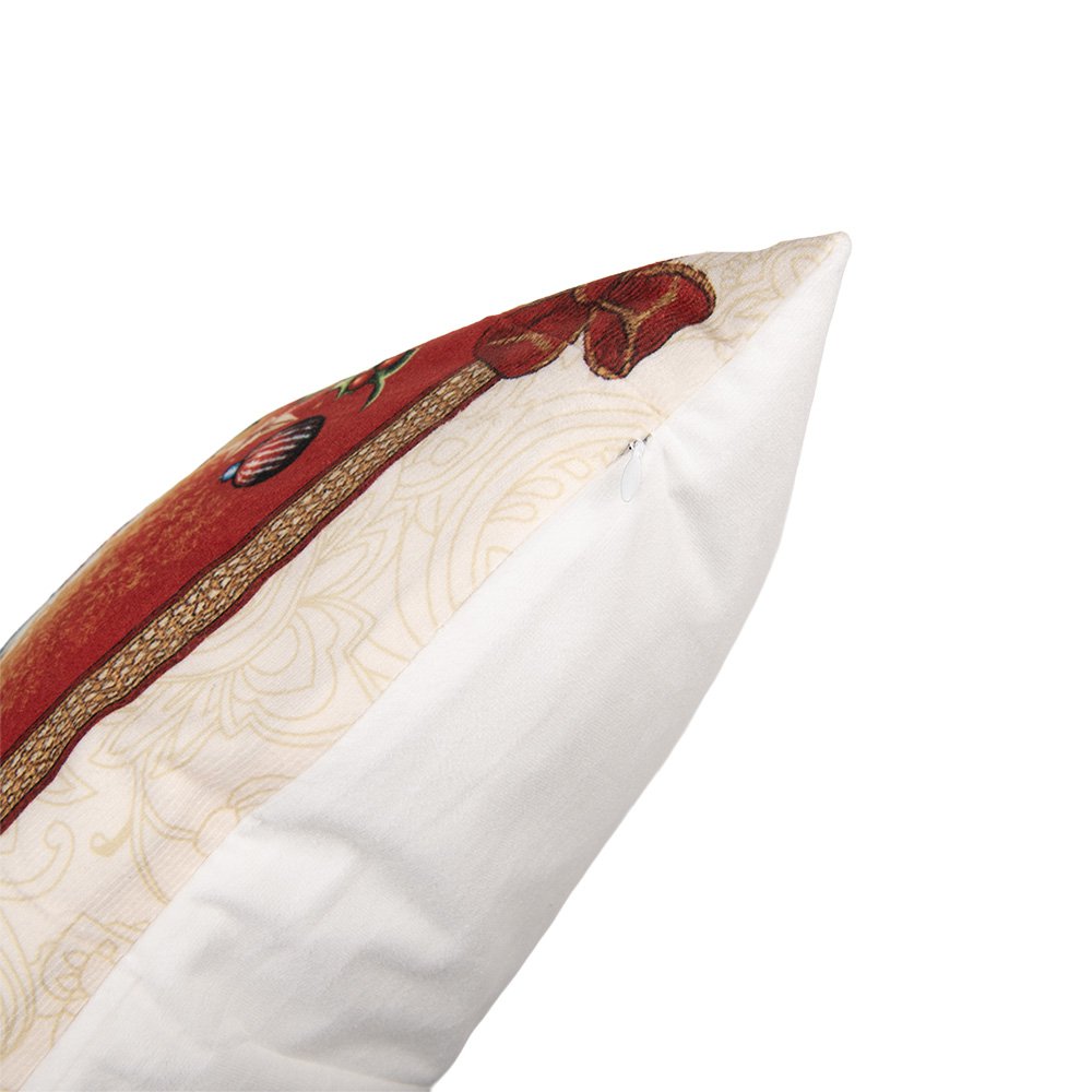 Kussenhoes 45x45 cm Beige Polyester