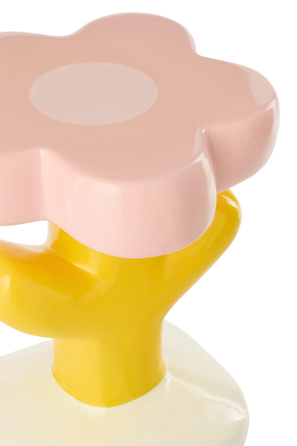 J-Line bijzettafel Bloem Mia - polyresin - mix