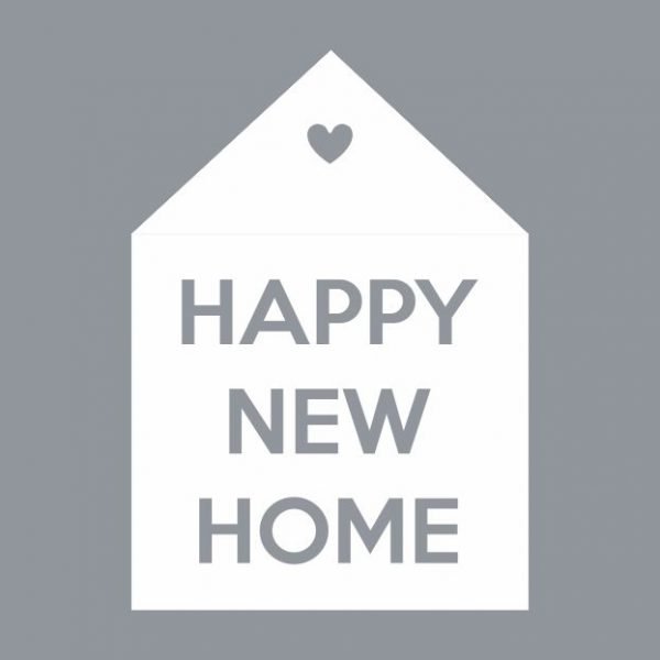 Wenskaart - Happy nem home
