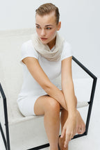 Midas sjaal ecru-beige