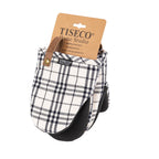 Gripper Sherlock CHECKER- SET/2 - 14x18 cm, black/white