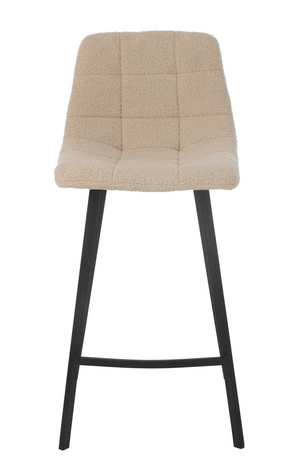 J-Line Barstoel Kent Metaal/Polyester Wit