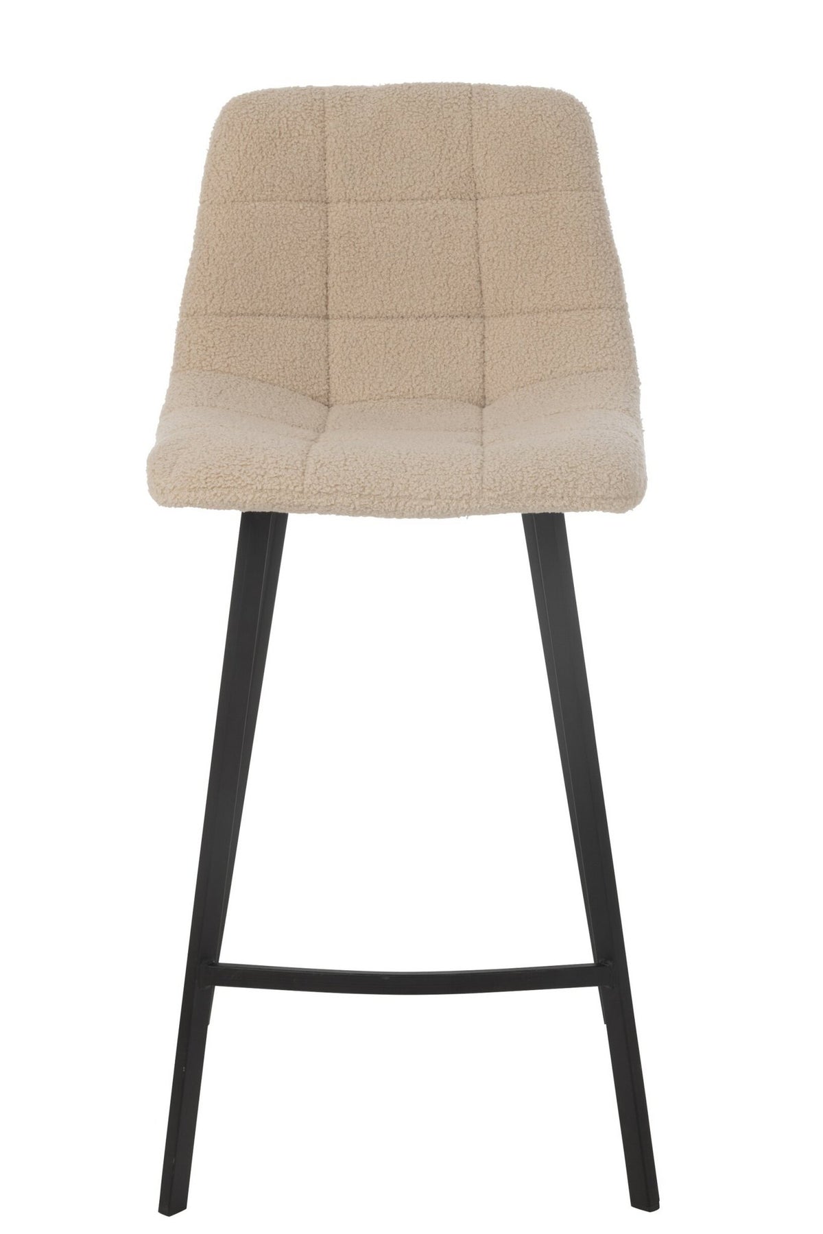 J-Line Barstoel Kent Metaal/Polyester Wit