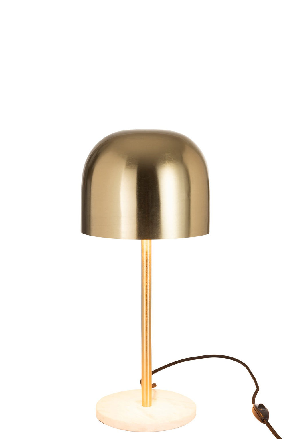 J-Line tafellamp Queen - metaal/marmer - goud