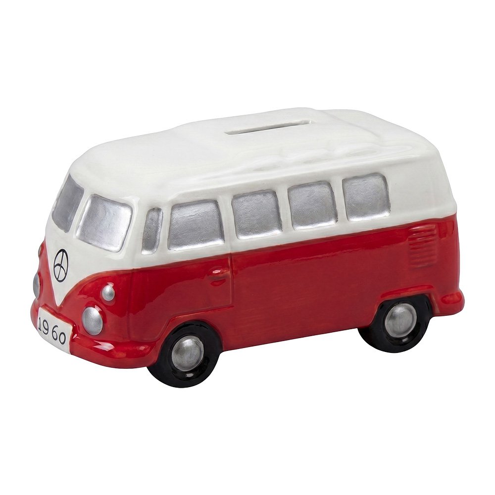 Spaarpot Bus Rood Keramiek Spaarpot