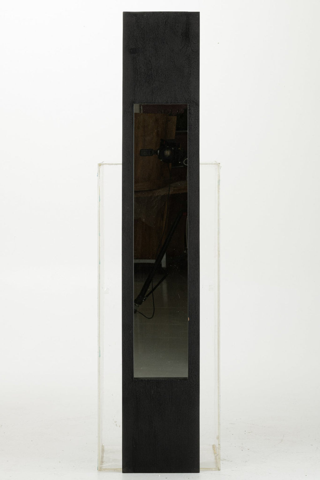 J-Line spiegel - hout - zwart - L