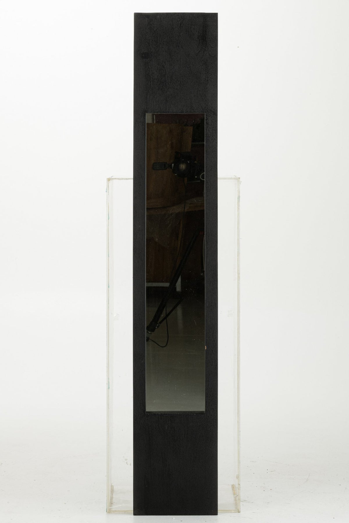 J-Line spiegel - hout - zwart - L