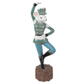 Beeld Muis 26 cm Blauw Polyresin Decoratie Beeld