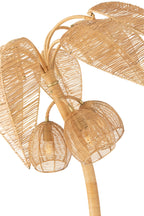 J-Line vloerlamp kokosboom suikerkan - naturel - small