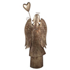 Kerstdecoratie Beeld Engel 48x18x136 cm Goudkleurig Metaal