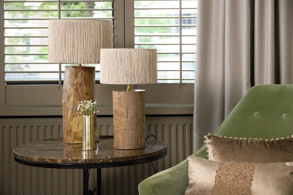 Lampvoet eucalyptus boomstam 35cm
