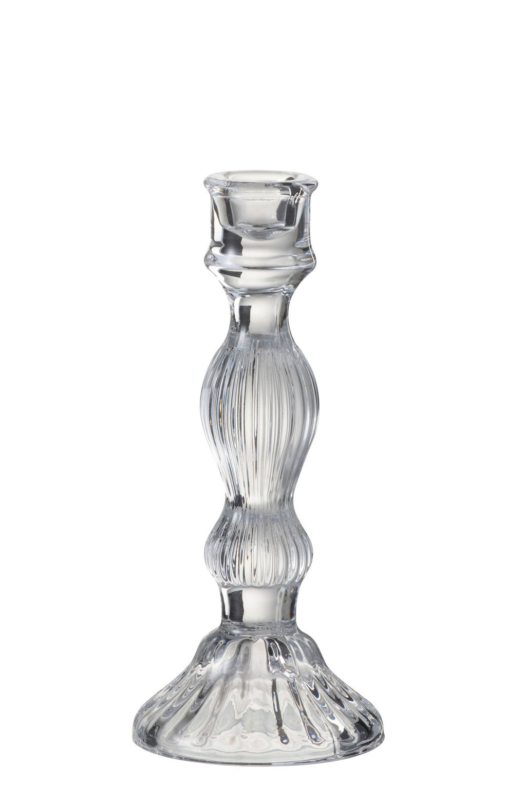 J-Line kandelaar Bol - glas - transparant - large