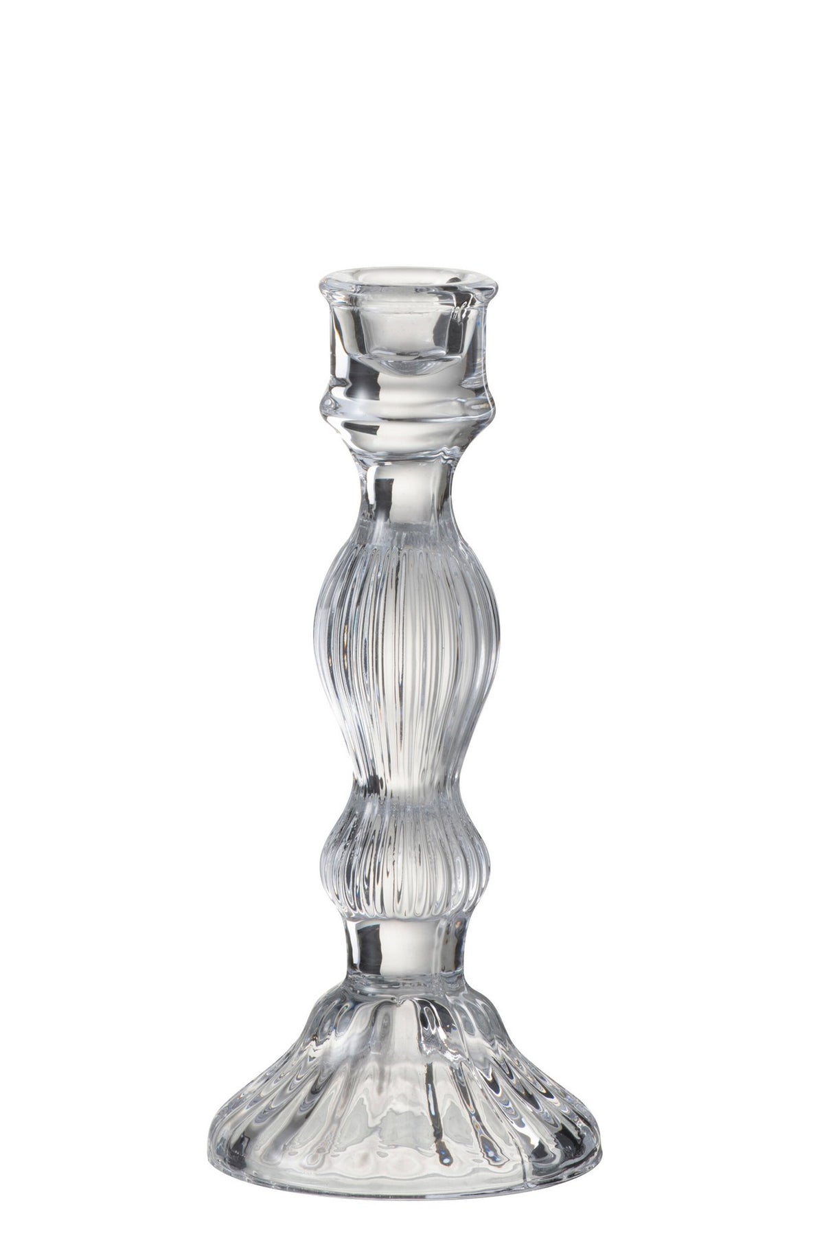 J-Line kandelaar Bol - glas - transparant - large
