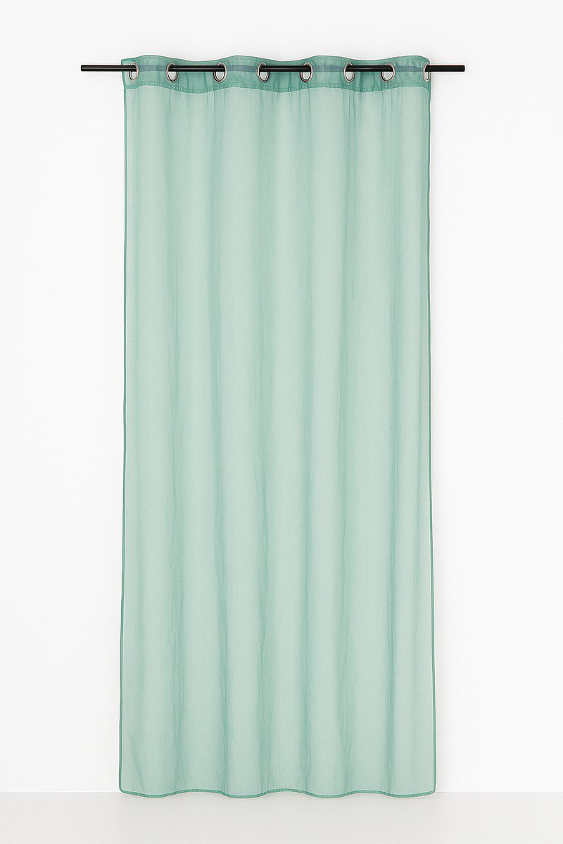 Monna gordijn mint 8 rings 135 x 260 cm