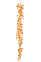 J-Line slinger Bladeren + Glitters - polyester - roestbruin