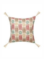 Set van 2 - Set kussenslopen met kleurblokken – woondecoratietextiel – mix van polylinnen