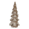 Decoratie Kerstboom 19x19x40 cm Bruin Kunststof