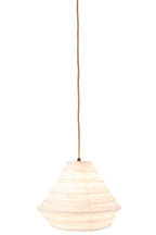 J-Line hanglamp Nest Raffia - rotan - wit