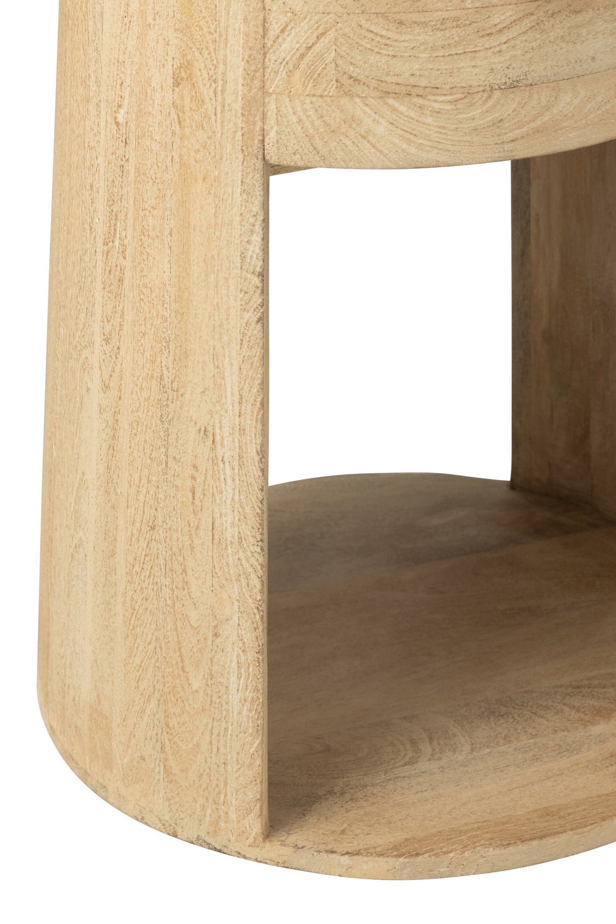J-Line Bijzettafel Drawn Mango Hout/Mdf Naturel