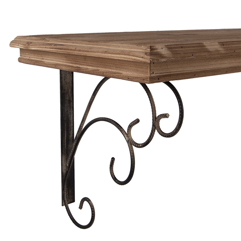 Wandplank 105x35x35 cm Bruin Hout