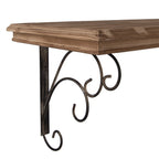 Wandplank 105x35x35 cm Bruin Hout