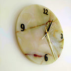 Marmeren wandklok