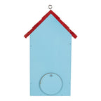 Vogelhuis 15x10x22 cm Blauw Hout