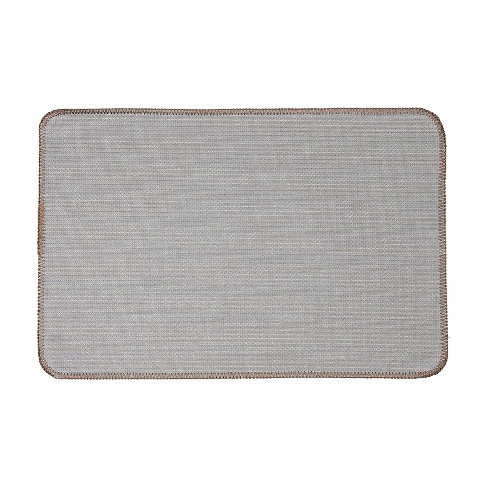 Badmat 58x38x1 cm Bruin Polyester Hart