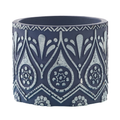 J-Line kaars - Citronella - keramiek - blauw/wit - small